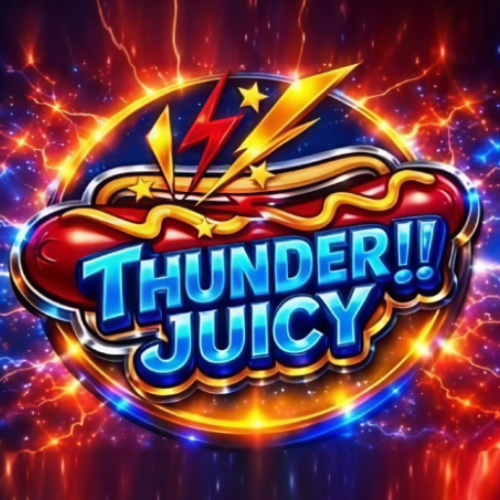 ThunderJuicy app banner showing the mobile app interface and download guidance